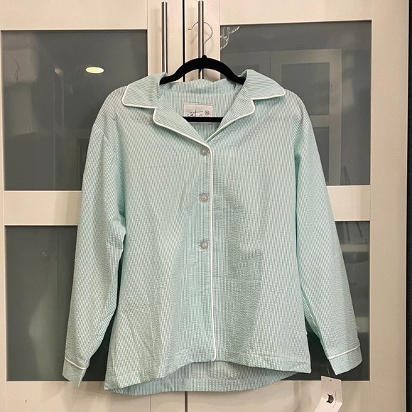 Cat’s pajamas Seersucker Stripe PJ - Picture 2 of 16